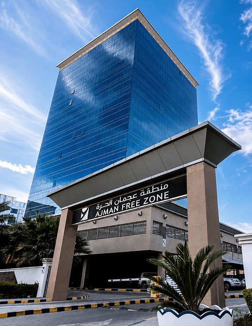 Ajman Free Zone (AFZA) entrance